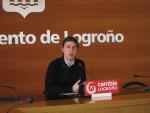 Cambia Logroño califica el superávit 2016 en el Ayuntamiento como "una pura falacia"
