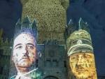 IU denuncia ante la Comisión Europea la proyección de imágenes de Franco en en Guadamur (Toledo)