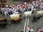San Fermín 2015: Los toros de Jandilla en el encierro del martes 7 de julio