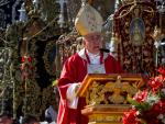 El obispo de Huelva llama a los rocieros a seguir el mensaje de Juan Pablo II en esta "crisis moral"