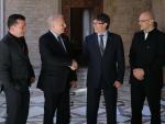 Puigdemont se reúne con el líder del Partido Quebequés en la Generalitat