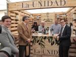 Gallardo pone a Monterrubio de la Serena como ejemplo de "economía verde" en la inauguración de Agroliva