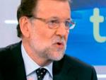 Rajoy fue entrevistado este lunes por la periodista Ana Blanco