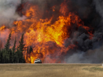 Milagrosa evacuación sin víctimas en una ciudad canadiense tras un fastuoso incendio