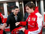 Alonso firma el quinto mejor tiempo en la matinal de Montmeló