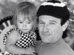 Robin Williams junto a su hija Zelda