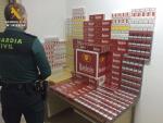 Intervenidas 1.250 cajetillas de tabaco de contrabando en un coche en La Rambla