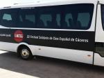 Premiados e invitados a la gala de los San Pancracio viajan de Madrid a Cáceres en un autobús solidario