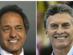 Macri y Scioli compiten en una elección presidencial histórica para la Argentina