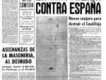 Una red de espías facilitó a Franco informes falsos para perseguir a los masones