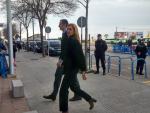 La Infanta Cristina e Iñaki Urdangarin a su llegada el martes a una nueva sesión del juicio.