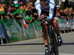 (Previa) Contador mide su estado de forma para el Tour en la crono