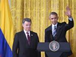 Juan Manuel Santos y Barack Obama