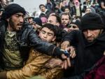 35.000 sirios llegan a la frontera turca en las últimas 48 horas