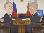 Vladimir Putin asesina a los corruptos en una serie de dibujos animado