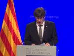 Puigdemont: "Si el Constitucional me inhabilita, no aceptaré esta decisión"