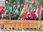 Los sindicatos nacionalistas se movilizan en Vitoria contra las reformas Gobierno