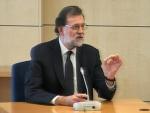 La acusación ADADE considera que Rajoy ha estado "petulante" y que su declaración no aporta nada nuevo