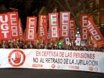 Miles de personas se manifiestan en Galicia, Castilla-La Mancha y Aragón contra la reforma de las pensiones