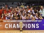 España se proclama campeona en el Eurobasket Sub-20 femenino