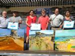 El riojano José Ignacio Amelivia gana el concurso de pintura rápida de los Baños de Ola