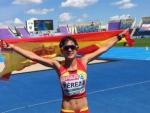 María Pérez, subcampeona de Europa de 20 km marcha