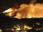Incendio activo en Baiona, controlado en Negreira y apagados en Porto do Son