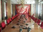 Imagen de la Sala Sert del Congreso de los Diputados, conocida como "sala roja".