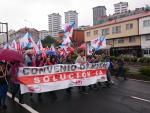 Los paros se "consolidan" en la cuarta jornada de huelga del metal en A Coruña, con un seguimiento "masivo"