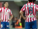 El Atlético, a expulsión por partido en las últimas tres jornadas