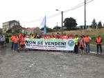 Unos 80 trabajadores de Ferroatlántica piden a la Xunta que "tome nota" y frene el intento de venta de las centrales