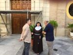 La Comunidad realiza una intervención de emergencia en la fachada del Monasterio de Santa Clara la Real de Murcia