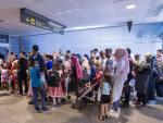 Llegan a España procedentes de Líbano 204 refugiados sirios