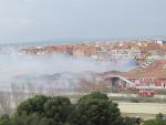 El incendio en Galletas Asinez de Zaragoza destruye la mitad de las instalaciones