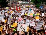 Varios miles de personas piden en Madrid un cambio político y social