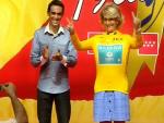 Aguirre recibe a Contador para felicitarle por "su hazaña colosal"