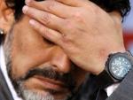 Maradona se encaró con un grupo de aficionados alemanes