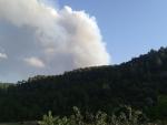 Elevan a nivel 1 de emergencia provincial el incendio de Campillo de Altobuey (Cuenca)