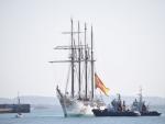 El buque-escuela Juan Sebastián de Elcano regresa a Cádiz para finalizar el 89º crucero de instrucción