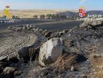 Denunciados un agricultor y el conductor de una cosechadora por un incendio en Itero del Castillo (Burgos)