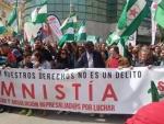 Más de 2.000 personas acuden a la manifestación en apoyo a Andrés Bódalo en la capital