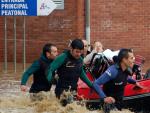 Las riadas del Nalón y Sella cortan carreteras y obligan a más de 150 rescates