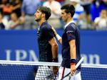 NEW YORK, NY - SEPTEMBER 08: Novak Djokovic of Ser