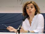 Sáenz de Santamaría dice que en España se usa mucho "la pena del telediario"