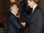 El Rey Felipe recibe al presidente de Portugal en su primera visita a un país de la UE