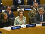 La reina Sofía dice que España es "un socio fiable y comprometido" de la ONU
