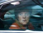La canciller alemana Angela Merkel llega al encuentro de la UE con Turquía el 7 de marzo