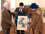 Lucía Bosé dona un collage de Picasso a la Fundación Antonio Pérez