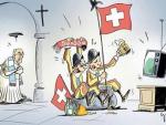 El Vaticano publica una viñeta sobre el partido entre Argentina y Suiza del Mundial