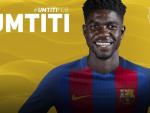 El FC Barcelona ficha a Samuel Umtiti por 5 temporadas con una cláusula de 60 millones